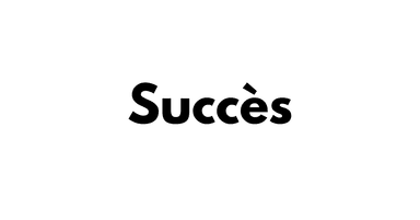Succès Logo Partenaire